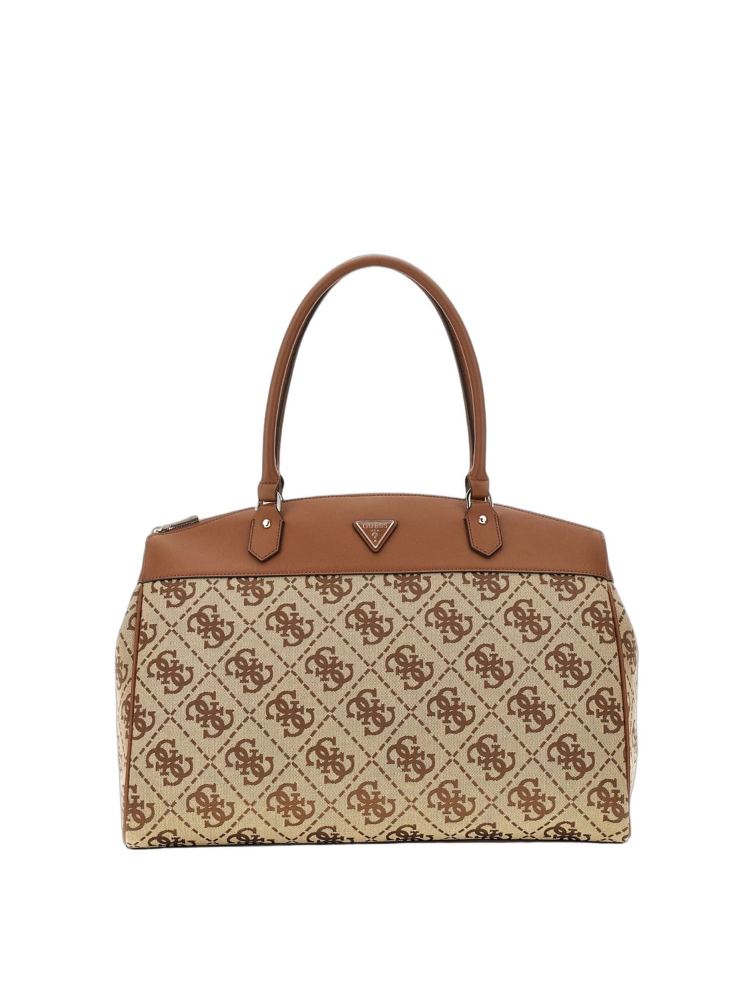 Shopper 'Audrey' di GUESS in marrone: frontale