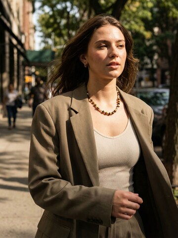 Nemomatheo Necklace 'Wild Honey' in Brown