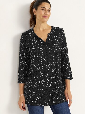 Cellbes of Sweden Jersey-Tunika in Schwarz: Vorderseite