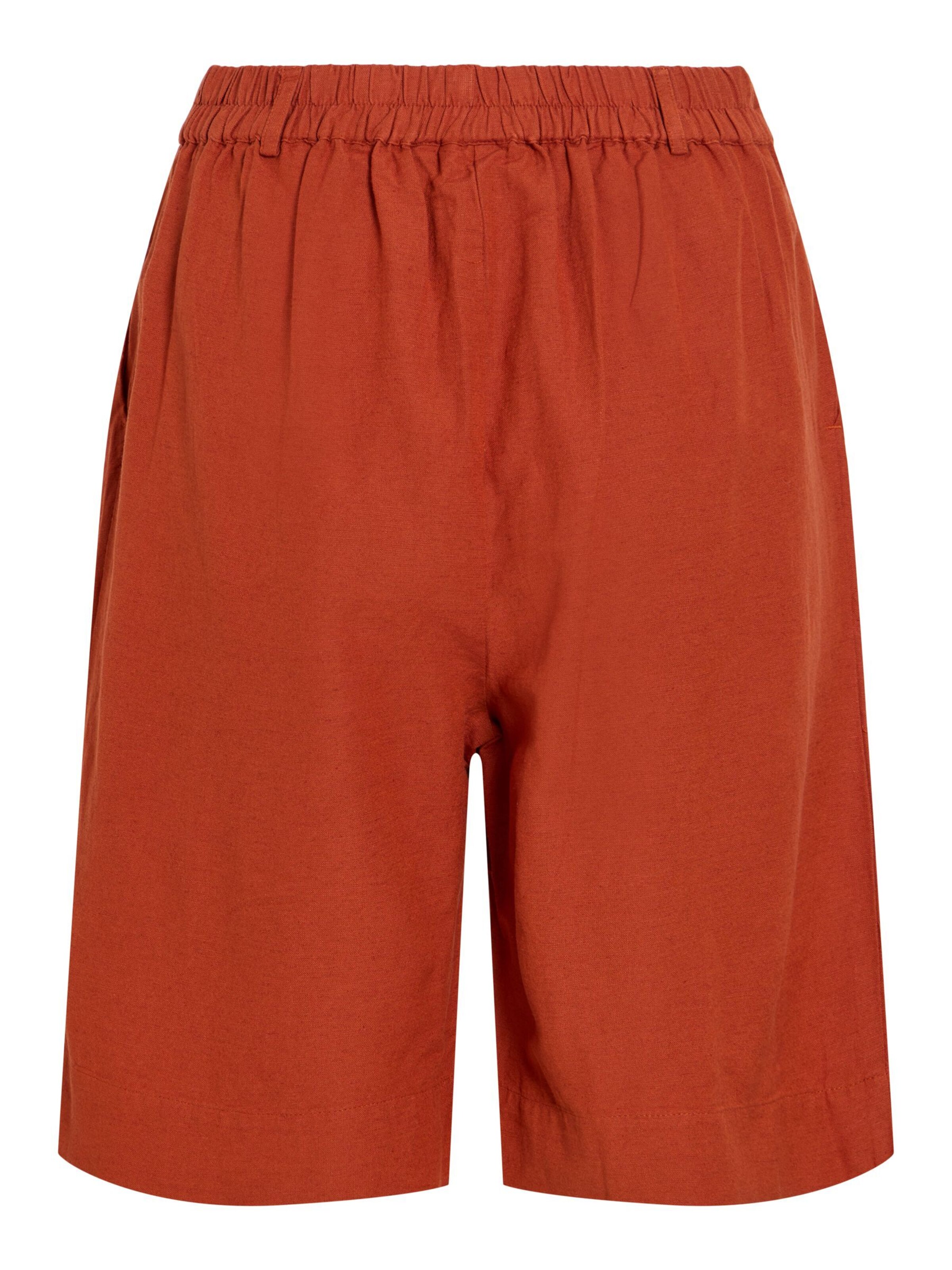 VILA Regular Broek 'VIPrisilla' in Oranje