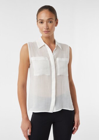 COMMA Blouse in White: front
