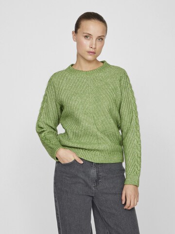 Pull-over 'VIERIN' VILA en vert : devant