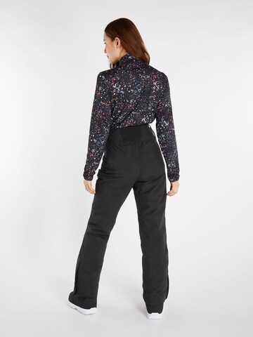 PROTEST Regular Workout Pants 'CINNAMON' in Black