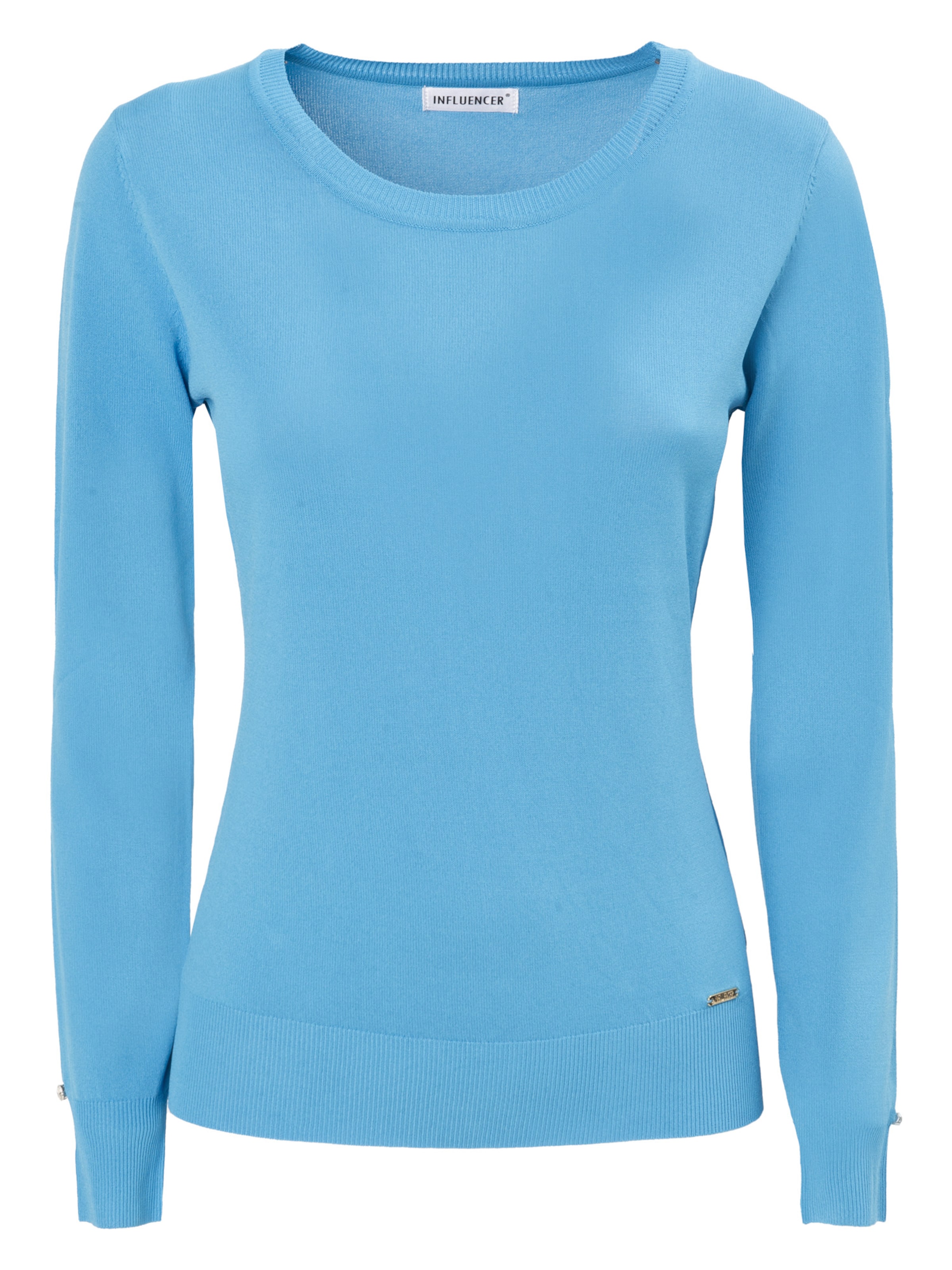 Influencer Sweater in Blue: front