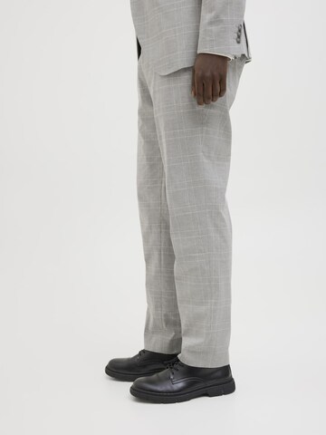 JACK & JONES Slim fit Trousers with creases in Grey