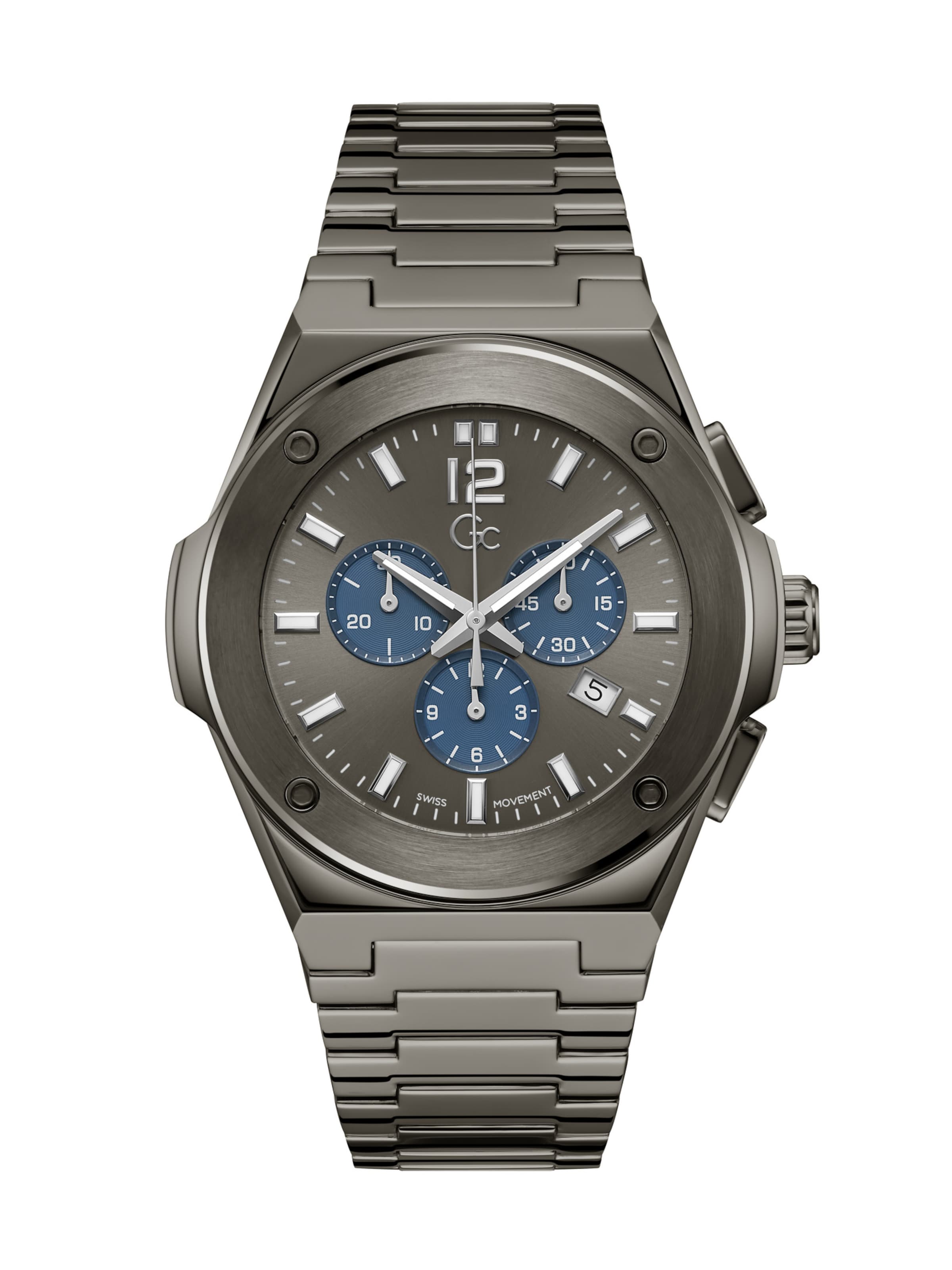 Gc Analoguhr 'Gc Idol' in Grau: Vorderseite