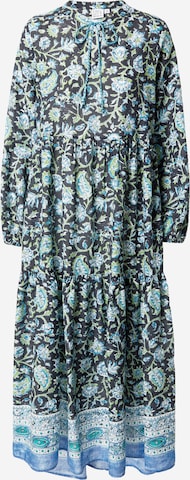 Robe Emily Van Den Bergh en bleu : devant