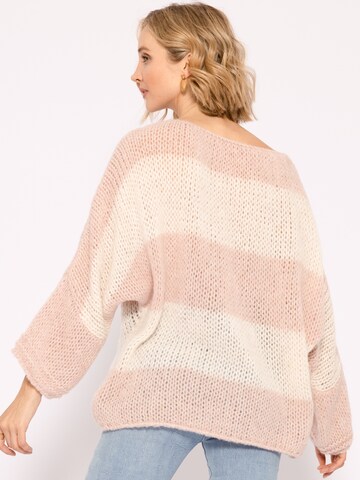 Pullover extra large di SASSYCLASSY in rosa