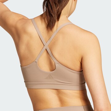 ADIDAS PERFORMANCE Bralette Sports bra 'All Me' in Brown