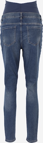 Mamalicious Curve Slimfit Jeans 'PARIS' in Blauw
