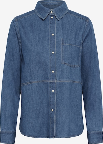 Part Two Bluse 'AlvinePW' i blå: forside