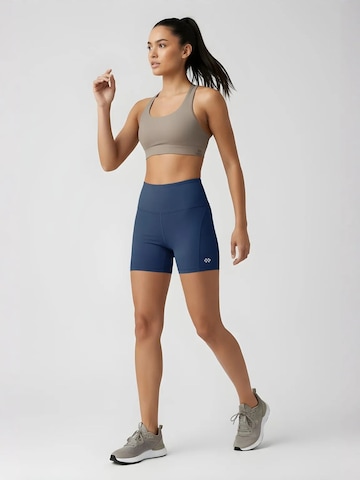 Tommy LifeSkinny Tajice 'Gamaschen' - plava boja