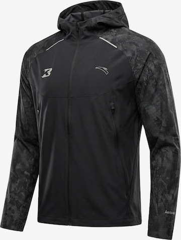 ANTA Sportjacke 'Anta Bekele Running Light Jacket' in Schwarz: Vorderseite