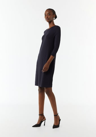 Robes en maille COMMA en bleu : devant