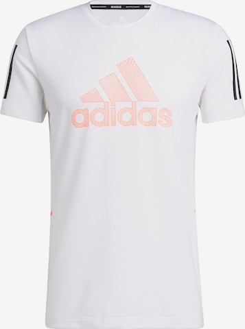 T-Shirt fonctionnel ADIDAS SPORTSWEAR en blanc : devant