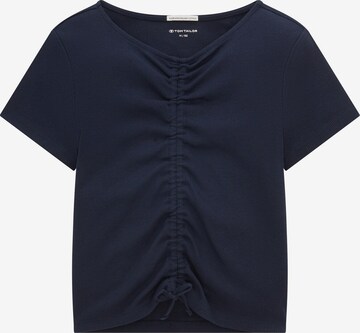 TOM TAILOR Shirt in Blauw: voorkant