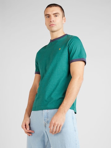 Tricou 'GROVES' de la FARAH pe verde: față