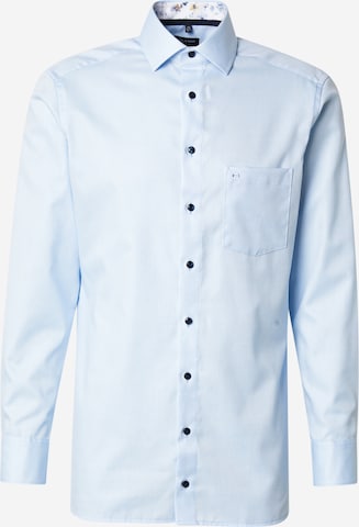 OLYMP Деловая рубашка в Синий: спереди