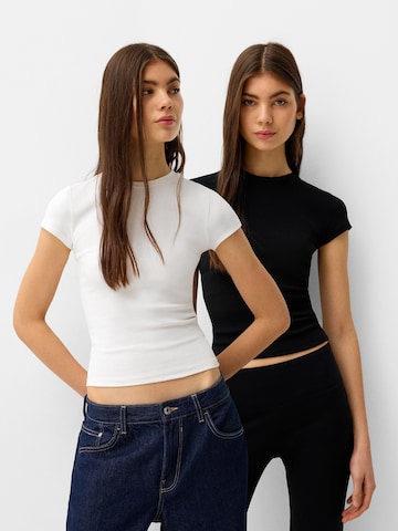 Bershka Shirt in Black: front