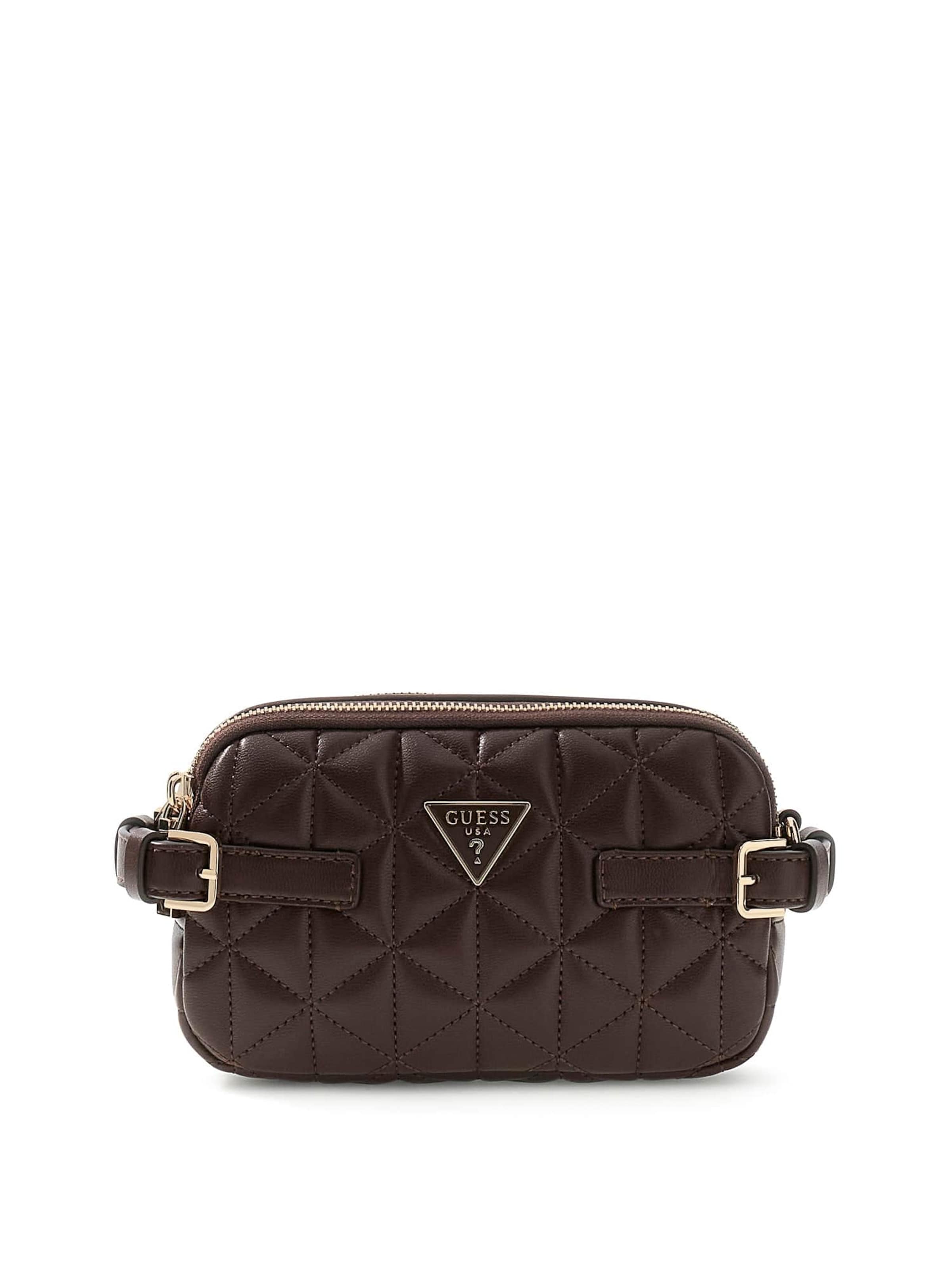 GUESS Clutch 'Paisleigh' in Brown: front