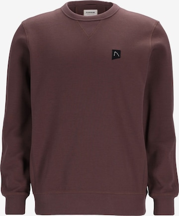 CHASIN' Sweatshirt 'Ryder' in Bruin: voorkant