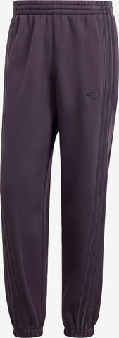 Effilé Pantalon ADIDAS ORIGINALS en violet : devant