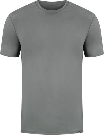 Smilodox T-Shirt Micah Casual Fit in Grau: Vorderseite