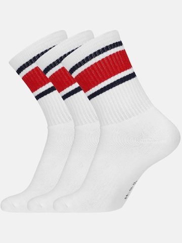 Copenhagen Bamboo Socks in White: front