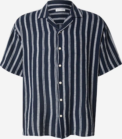JACK & JONES Krekls 'JJEEnzo', krāsa - naktszils / gandrīz balts, Preces skats