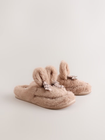Next - Zapatillas de casa en marrón
