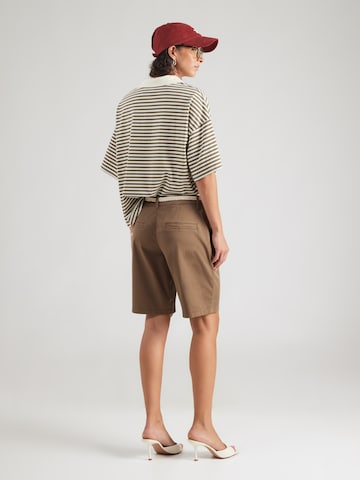 Loosefit Pantalon chino s.Oliver en marron