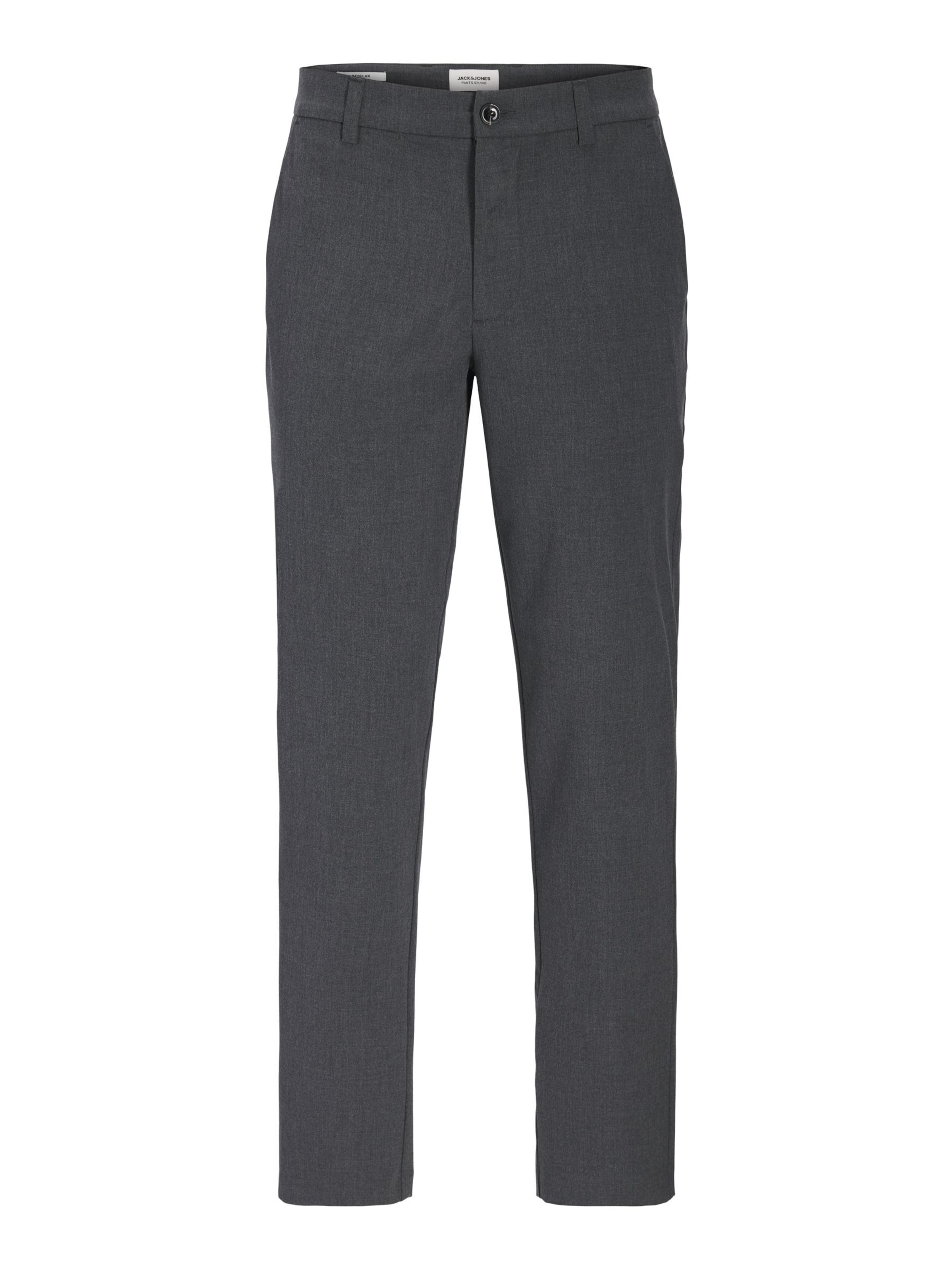 JACK & JONES - regular Pantalón chino 'JPSTollie Connor' en gris: frente