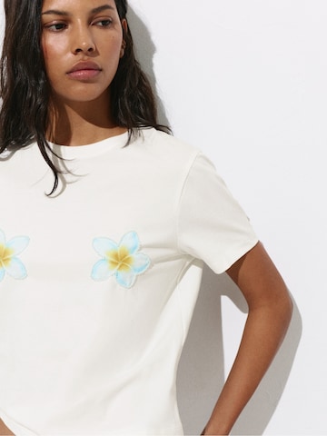 Pull&Bear Majica | bela barva