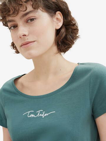 TOM TAILOR T-Shirt in Grün