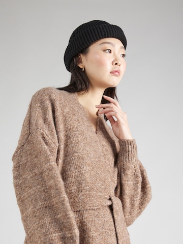 ONLY Knit Cardigan in Brown