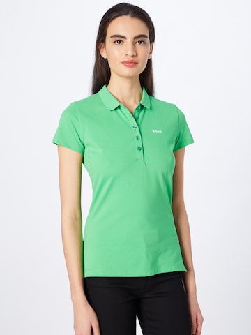 BOSS Orange Shirt 'Epola' in Green: front