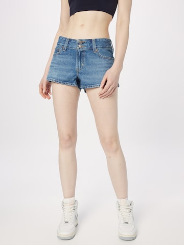 LEVI'S ®Loosefit Traperice 'Superlow Short' - plava boja: prednji dio