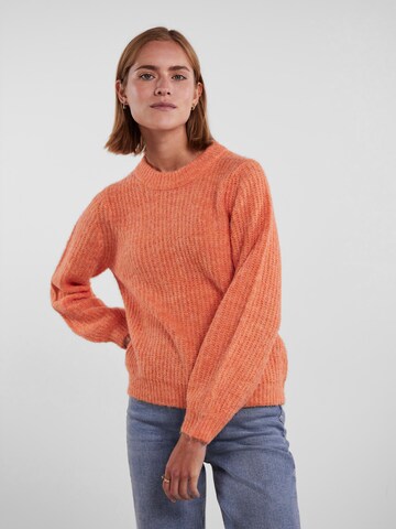 PIECES Sweater 'FENJA' in Orange: front
