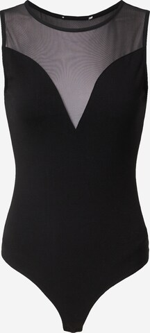 Tricou body 'Simona' de la Guido Maria Kretschmer Women pe negru: față