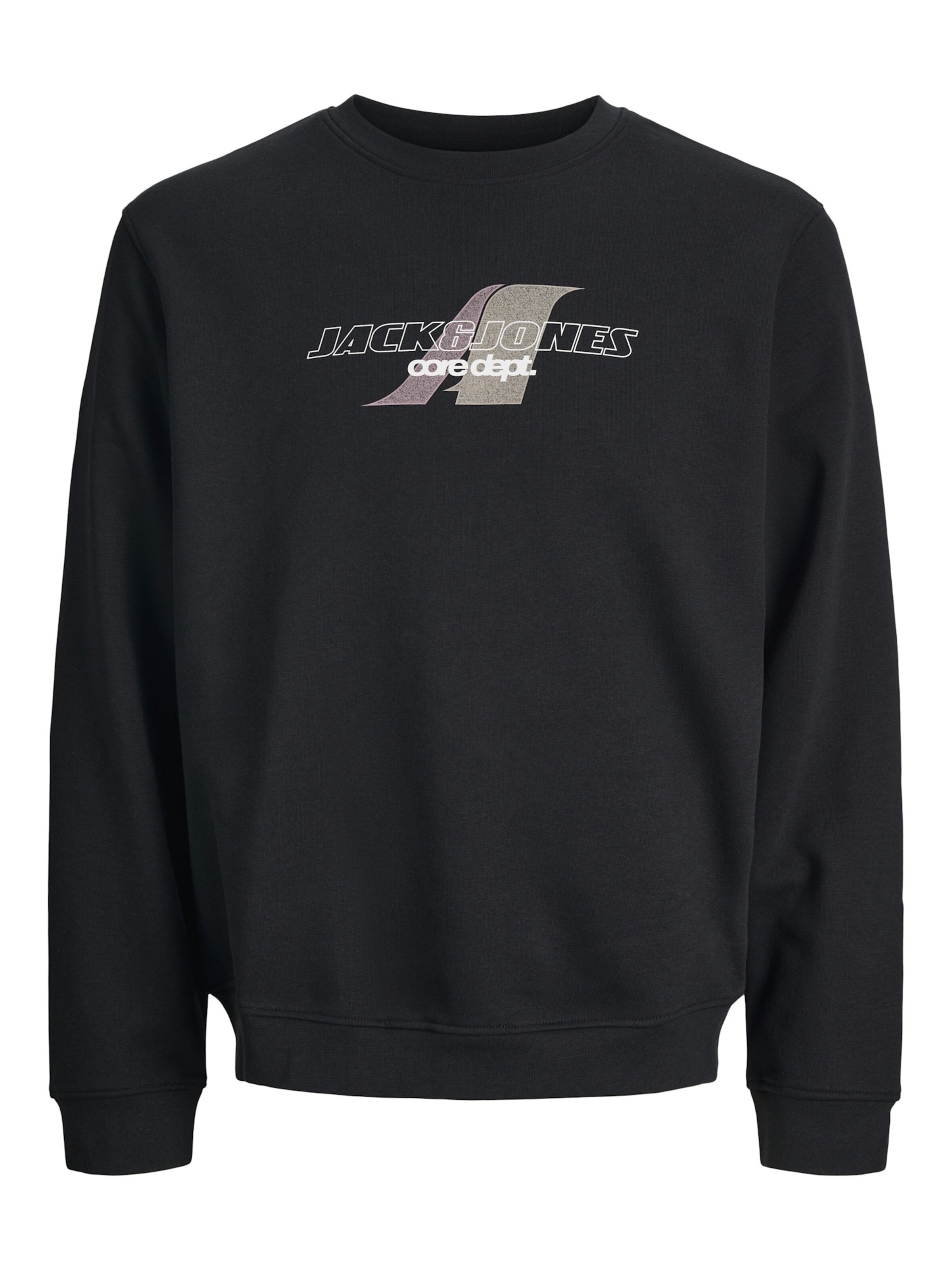 Jack & Jones Junior Sweatshirt 'Tier' in Black: front