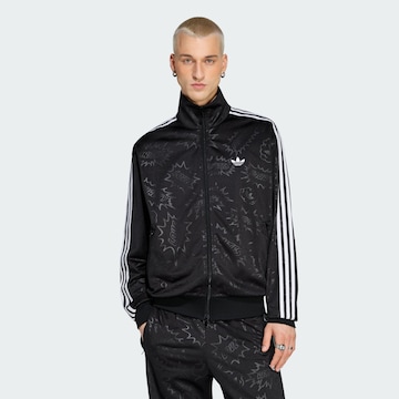 ADIDAS ORIGINALS - Sudadera con cremallera 'Pride FB' en negro: frente