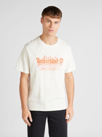 T-Shirt TIMBERLAND en blanc : devant