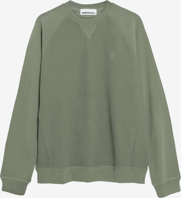 ARMEDANGELS Sweatshirt 'NIKOLAAR' in Groen: voorkant