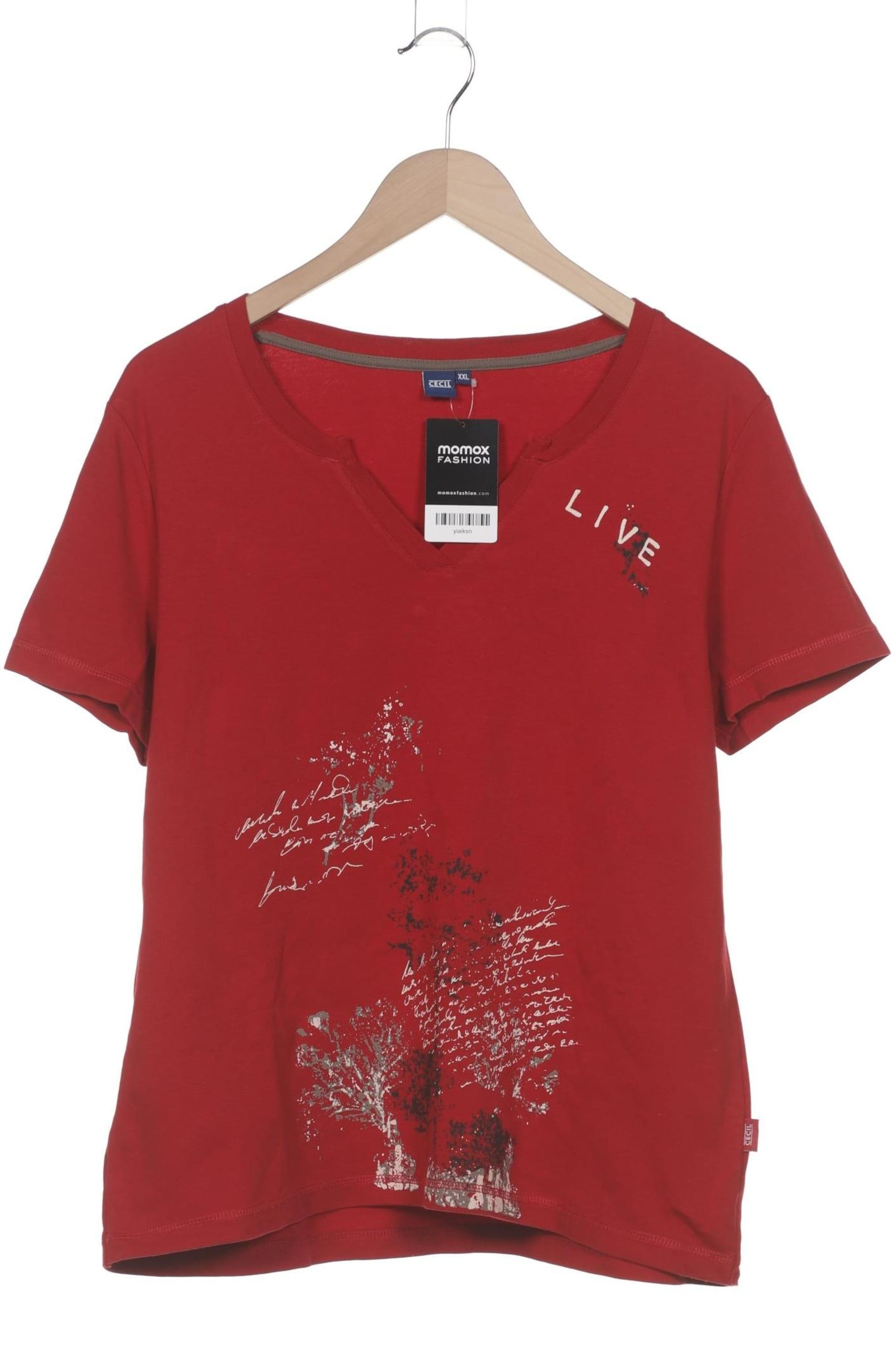 CECIL Top & Shirt in XXL in Red: front