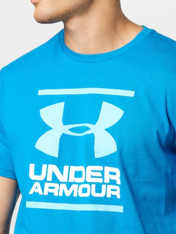 UNDER ARMOUR - Camisa funcionais 'Foundation' em azul