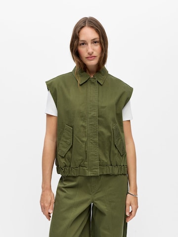Gilet OBJECT en vert : devant
