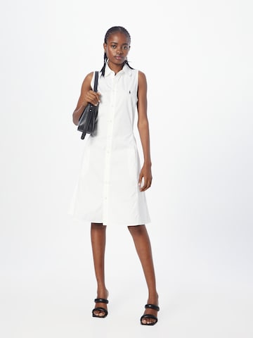 Polo Ralph Lauren Shirt Dress 'BLAR' in White