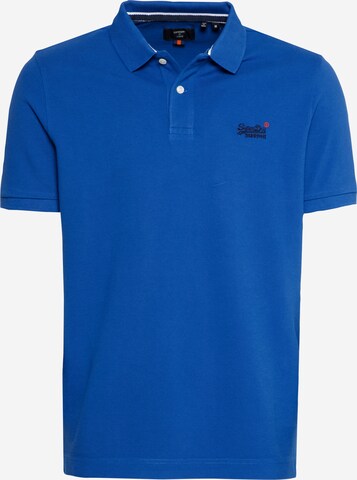 Superdry Shirt 'Classic' in Blauw: voorkant