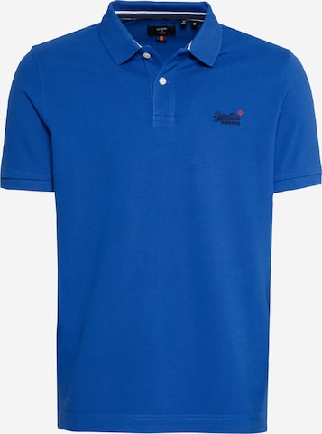 Superdry Тениска 'Classic' в синьо: отпред