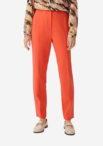 COMMA Regular Pants in Orange: front